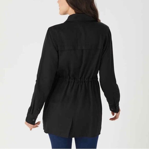 Duluth Tencel Relaxed Trench Jacket - Picture 2 of 9